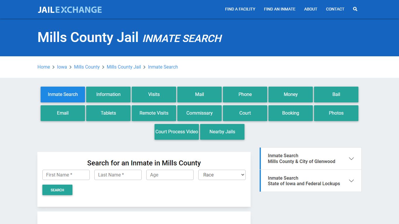 Mills County Jail, IA Inmate Search: Roster & Mugshots