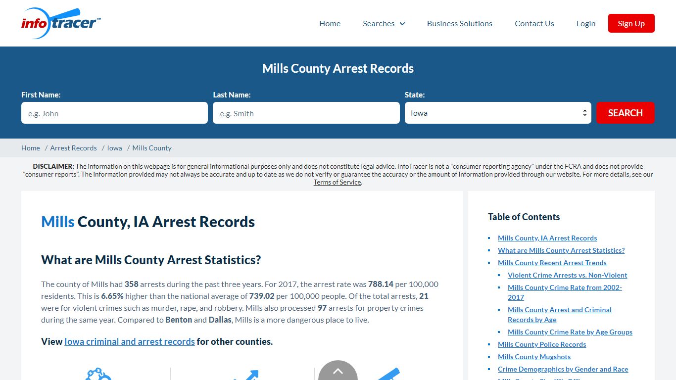 Mills County, IA Arrests, Mugshots & Jail Records - InfoTracer