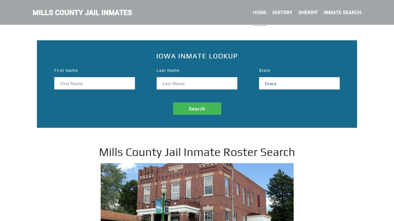 Mills County Jail Inmate Roster Lookup, Glenwood, IA